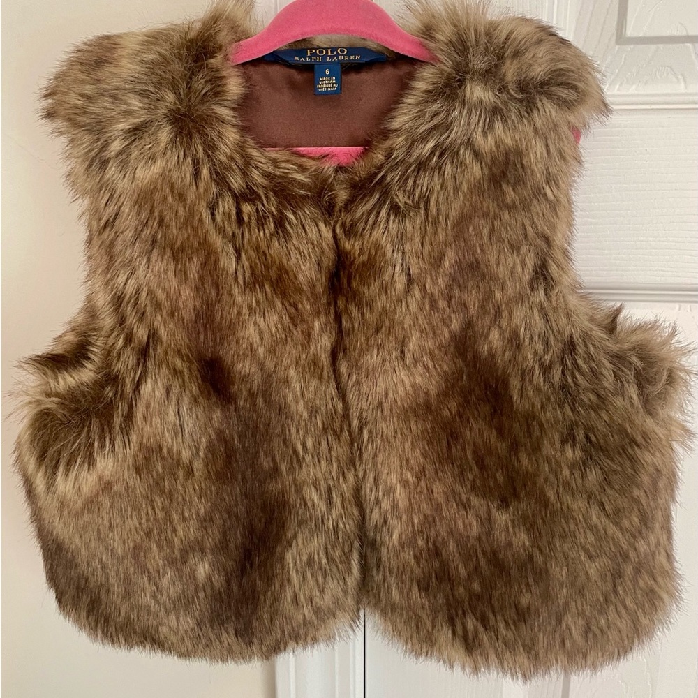 Polo by Ralph Lauren Faux Fur Vest